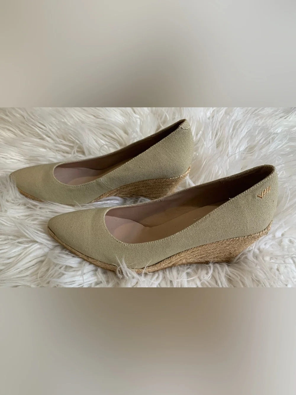 Viscata Barcelona Roses Archive Canvas Espadrilles Sand Size 40